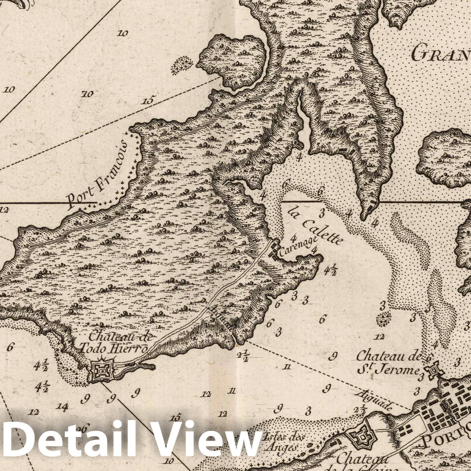 Portobelo, Panama - Nautical Chart, 1764 - Historical Map Print