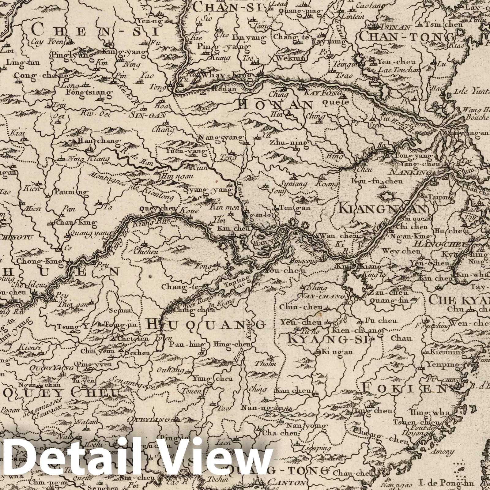 China - Nautical Chart, 1764 - Historical Map Print