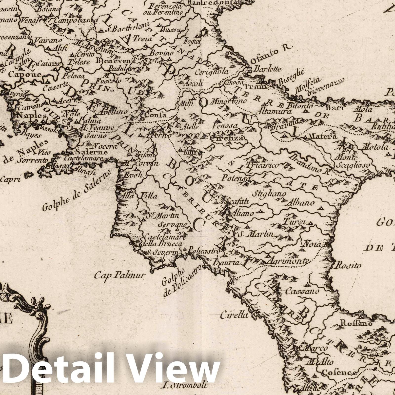 Kingdom of Naples - Nautical Chart, 1764 - Bellin Maritime Map Print