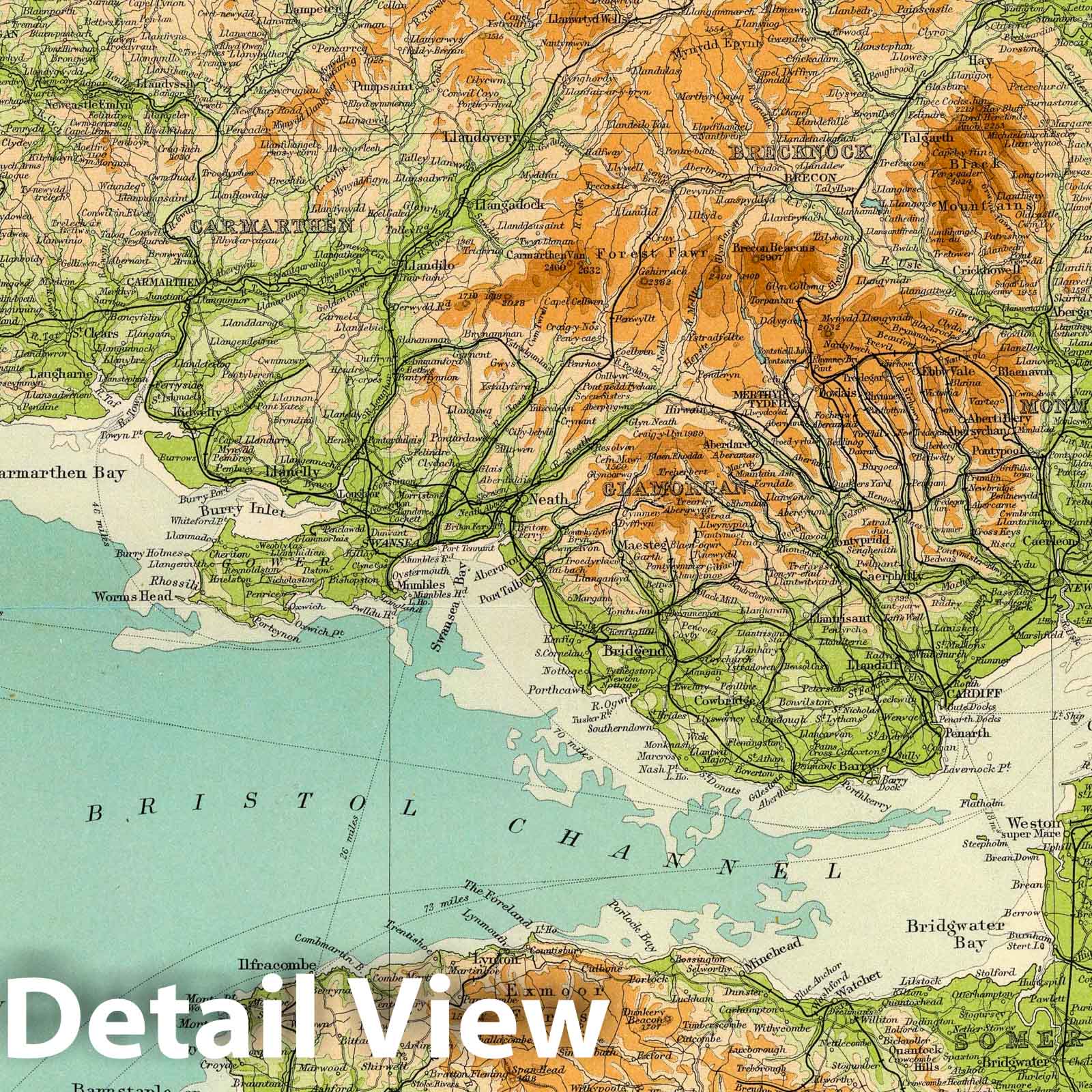England and Wales, South-Western Section, Scilly Isles - Survey Map, 1922