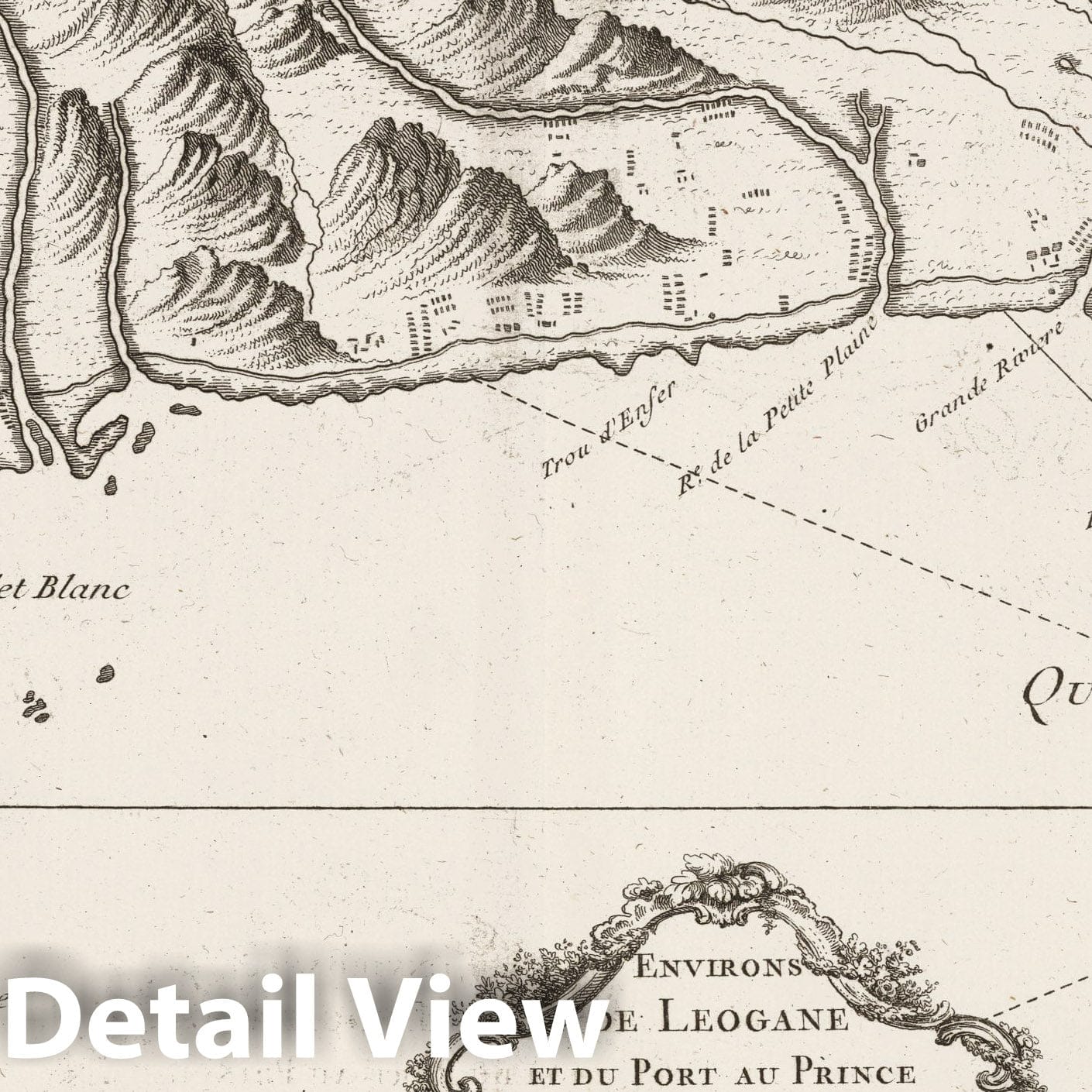 Port au Prince and Leogane, Haiti - Nautical Chart, 1764