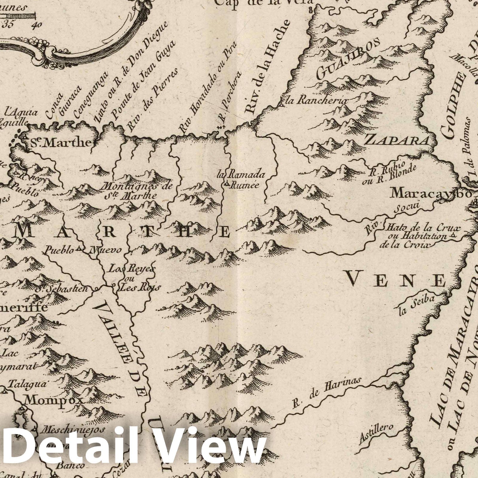 Provinces of Cartagena, Santa Marta and Venezuela - Nautical Chart, 1764