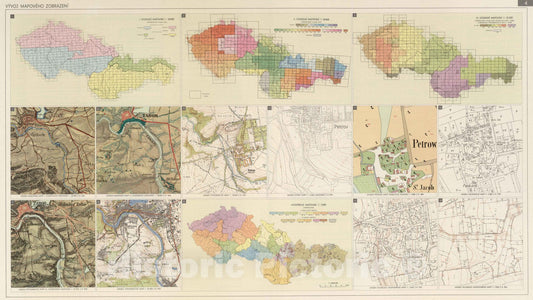 Historic Map : National Atlas - 1966 (Development of Mapping.) - Vintage Wall Art