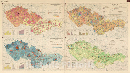 Historic Map : National Atlas - 1966 Health Care. - Vintage Wall Art