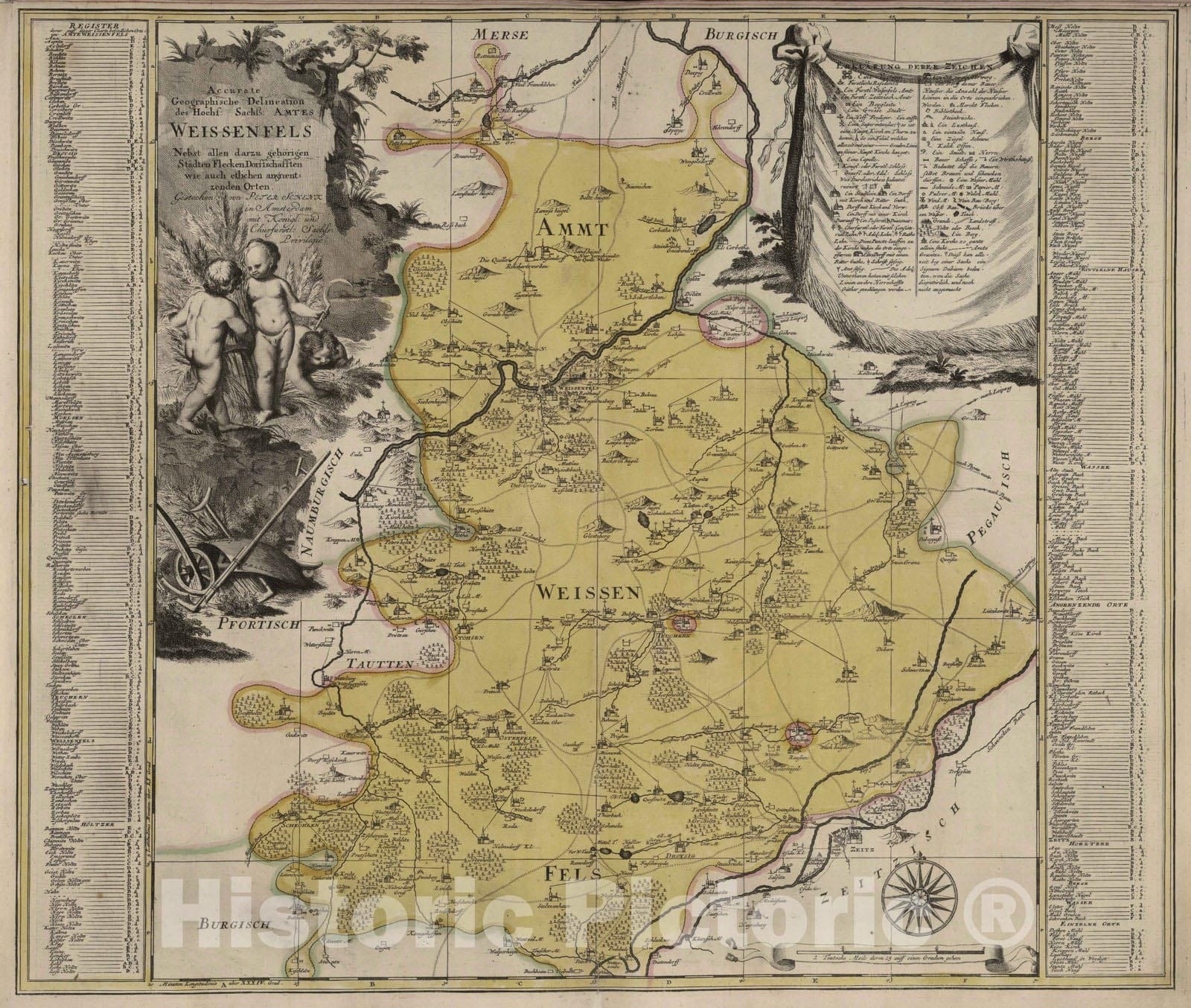 Historic Map : 1788 Weissenfels. - Vintage Wall Art