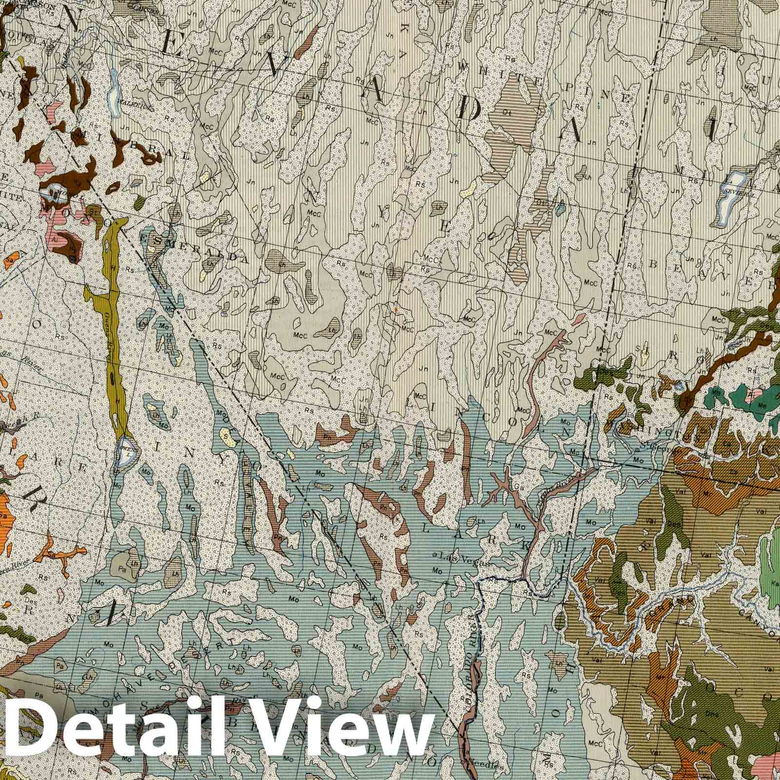Arizona, California, Nevada, Utah Soil Map - Section 5, 1931 - Historical Map Print