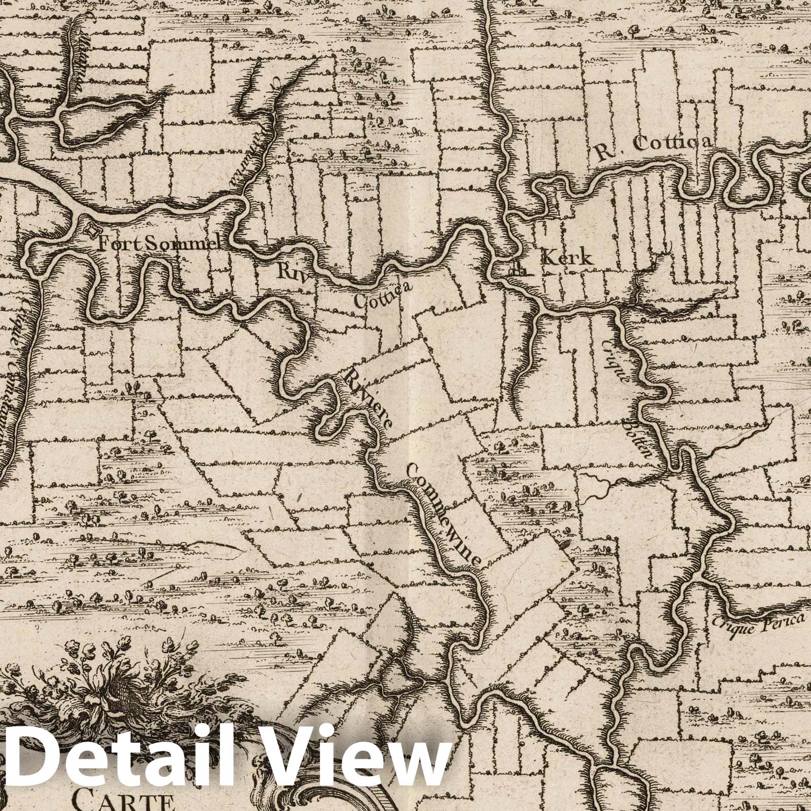 Suriname - Nautical Chart, 1764 - Historical Map Print