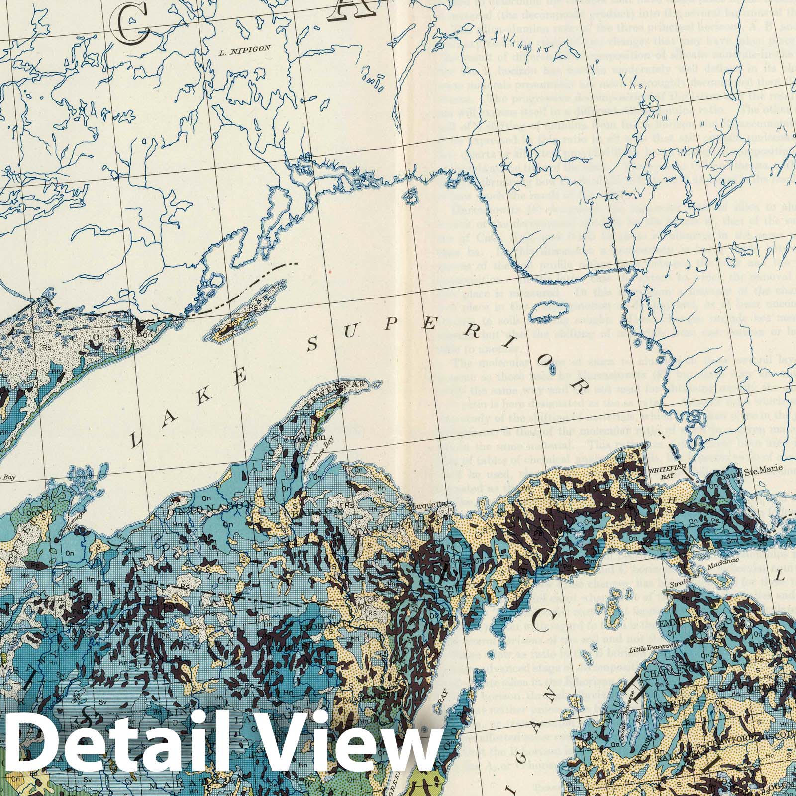 Michigan, Minnesota, Wisconsin Soil Map - Section 2, 1931
