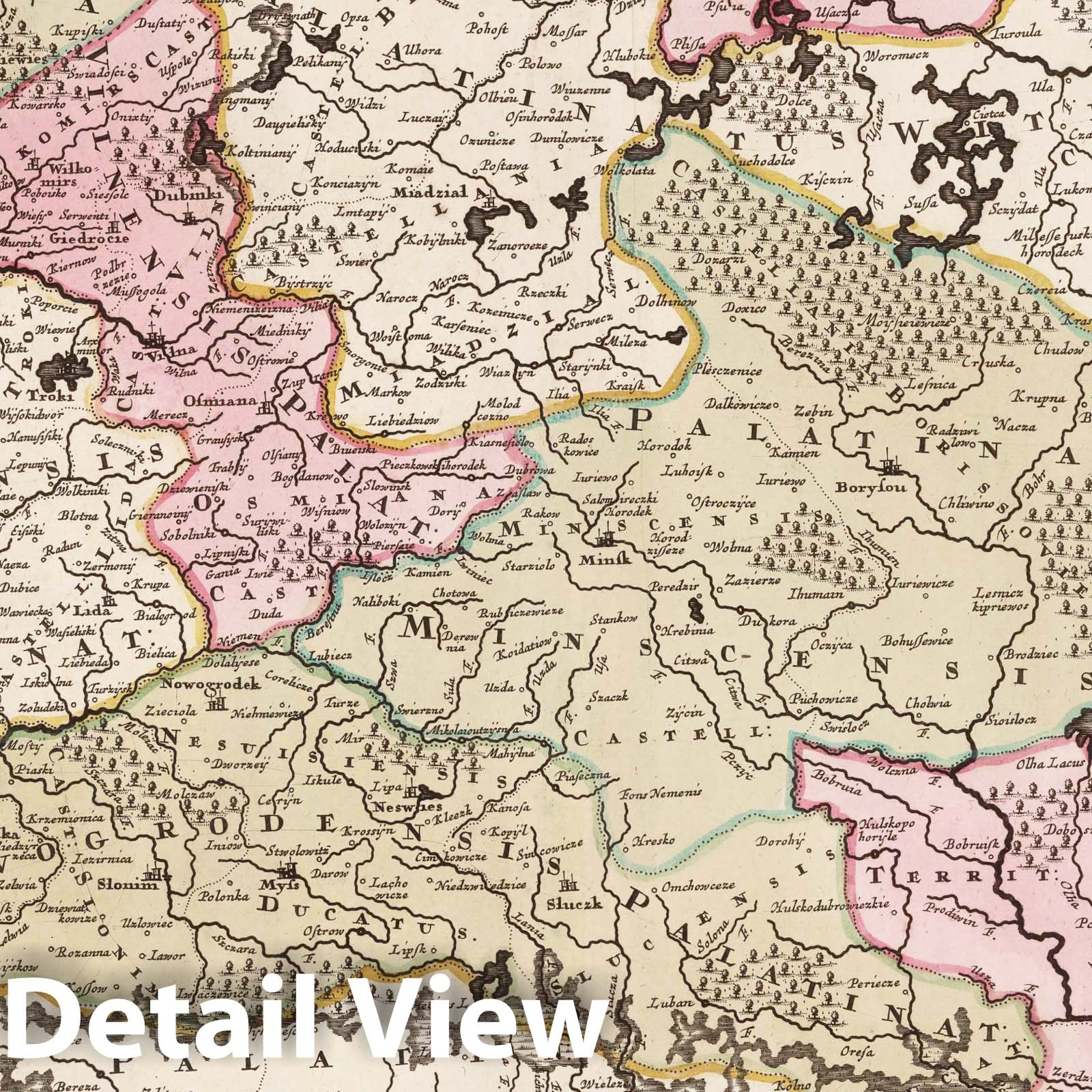 Lithuania, 1788 - Historical Map Print