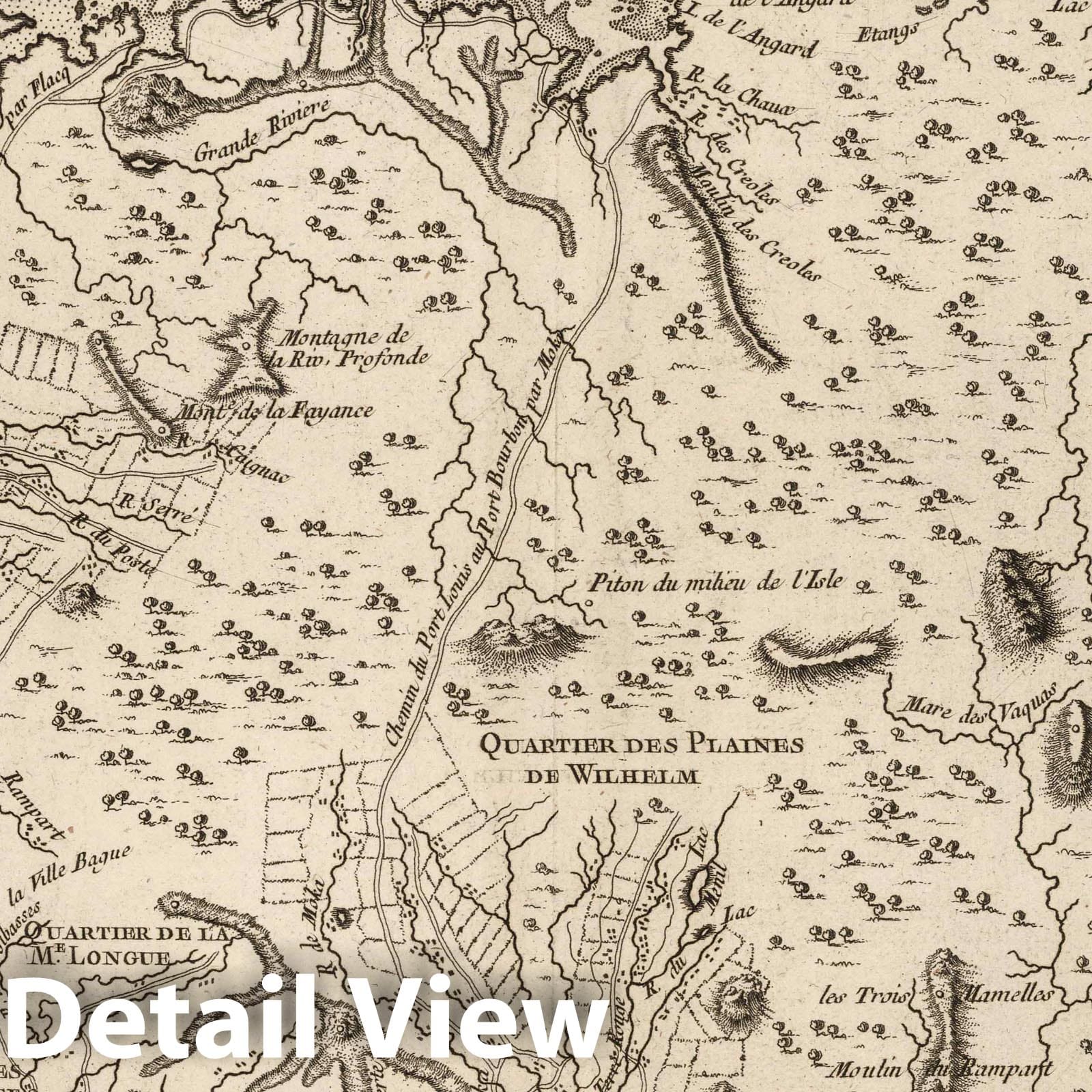 Mauritius - Nautical Chart, 1764 - Historical Map Print