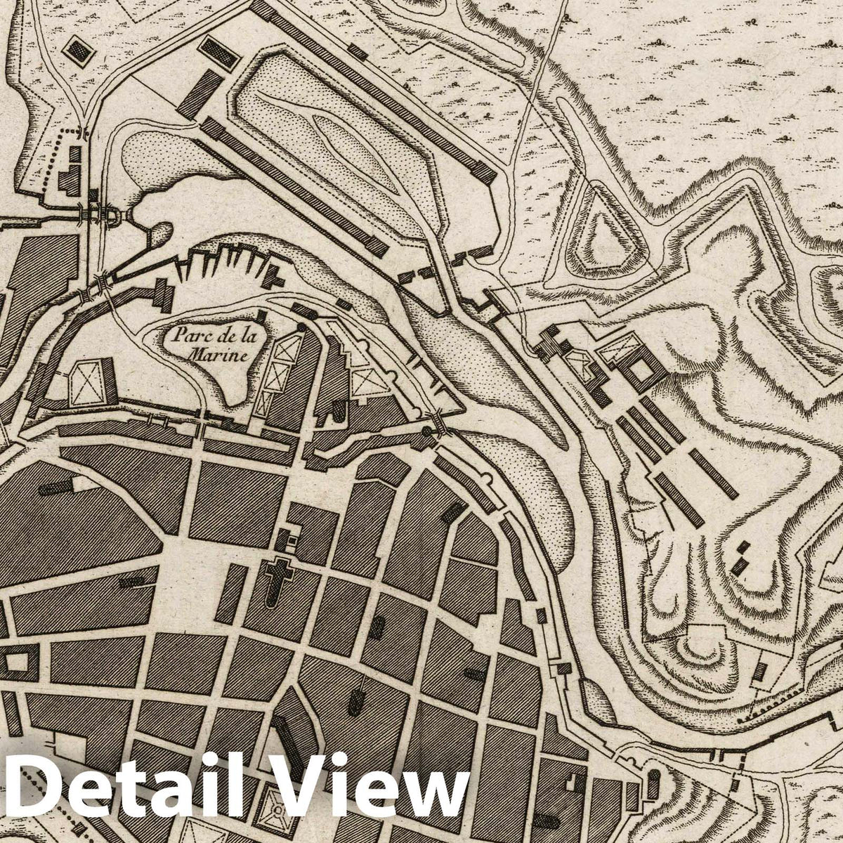 Dunkirk - Nautical Chart, 1764 - Historical Map Print