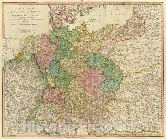 Historic Map : 1788 German Empire. v1 - Vintage Wall Art