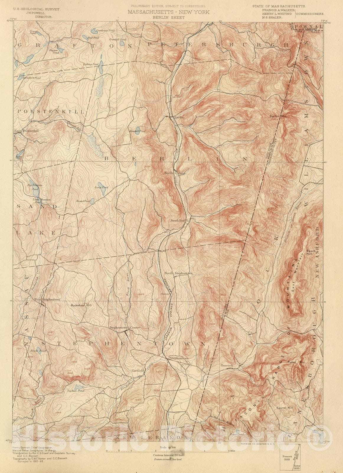 Historic Wall Map : 1890 1. Berlin sheet. - Vintage Wall Art