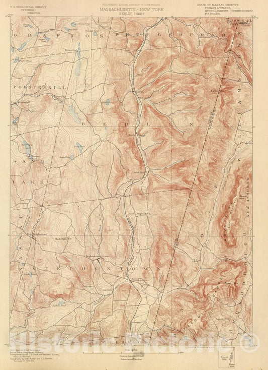 Historic Wall Map : 1890 1. Berlin sheet. - Vintage Wall Art