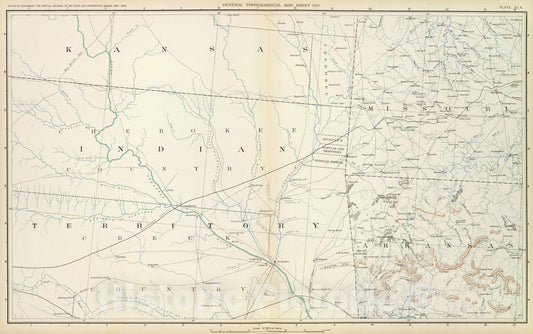 Historic Map : Military Atlas - 1895 Gen. map XXV. - Vintage Wall Art