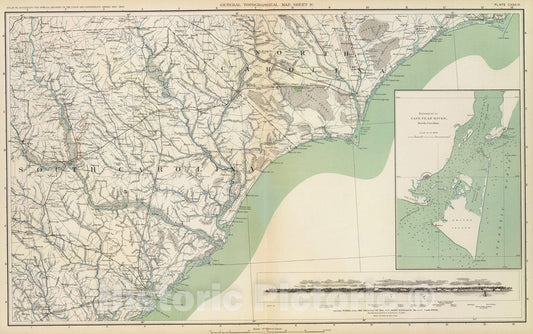 Historic Map : Military Atlas - 1895 Gen. map IV. - Vintage Wall Art