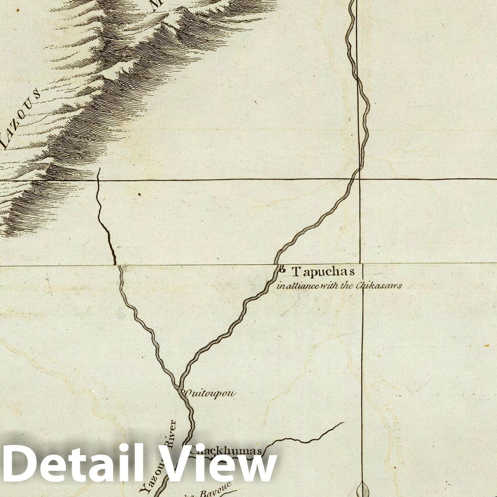 Mississippi River from Balise to Fort Chartres - Nautical Chart, 1775