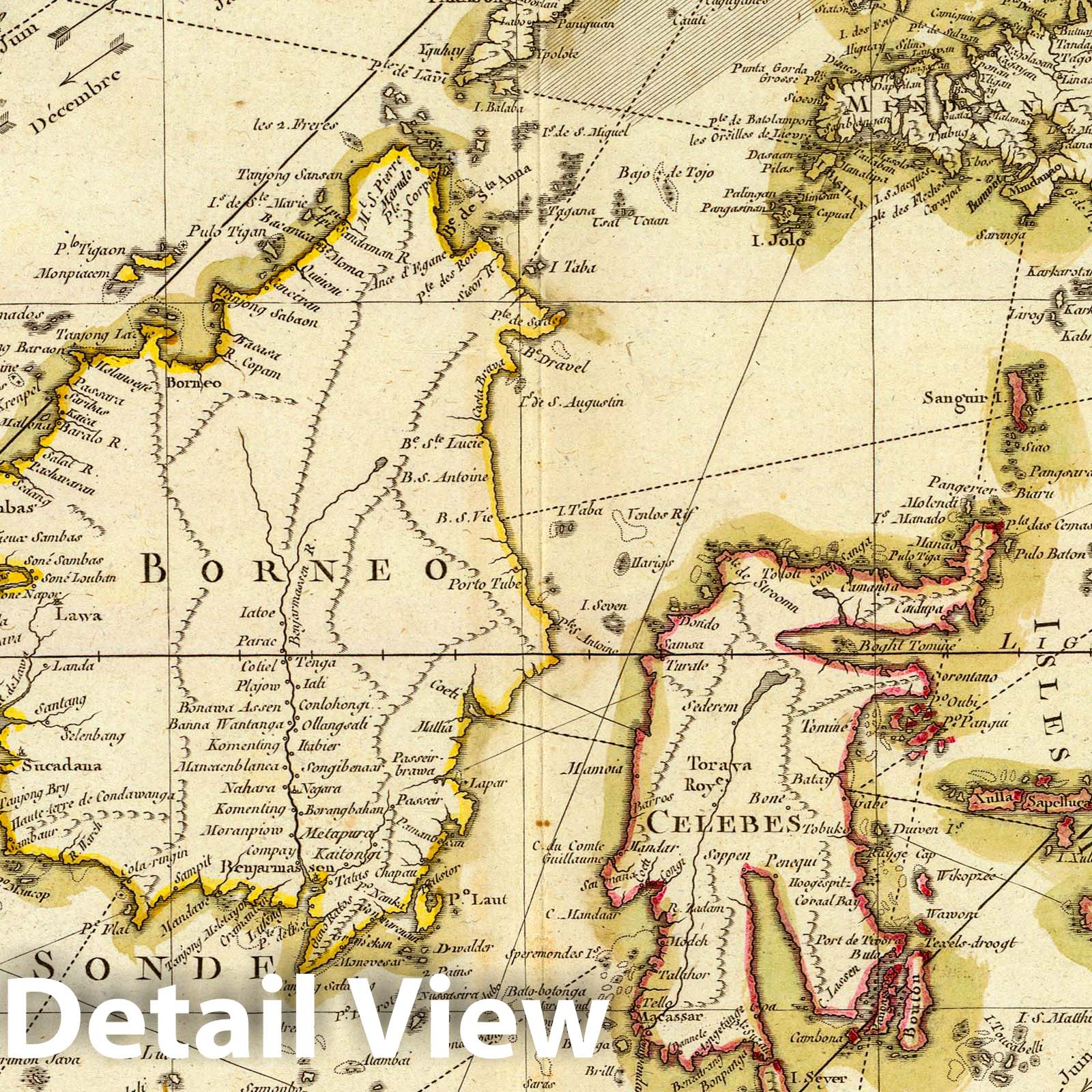 Indonesia and the Philippines, Sheet 4 - Boundary Map, 1771 - Historical Map Print