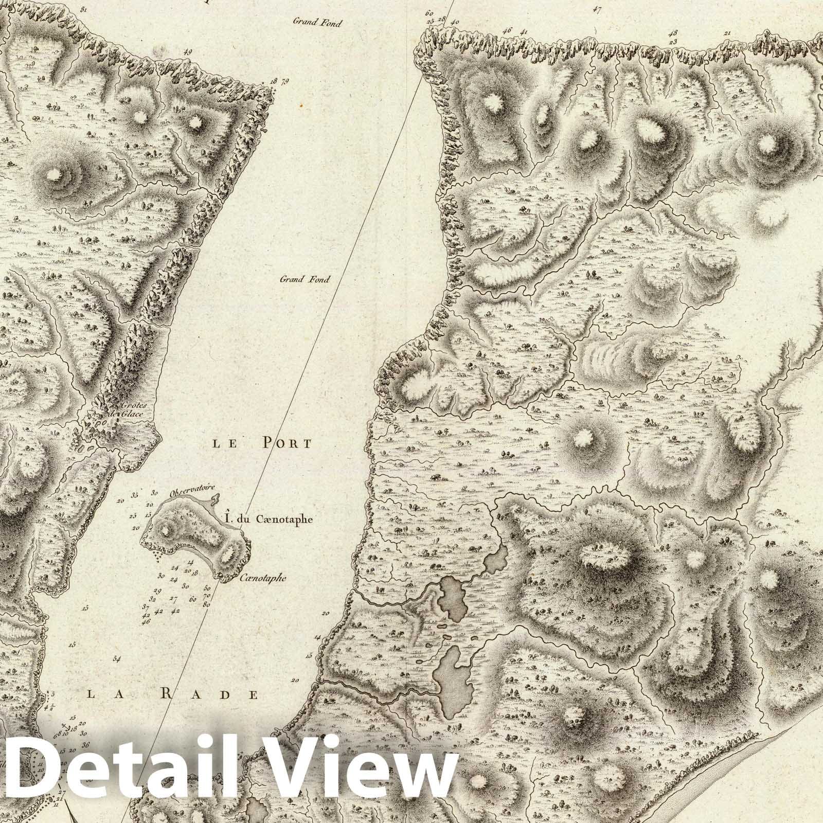 Port of the French, Lituya Bay, Alaska - Nautical Chart, 1797