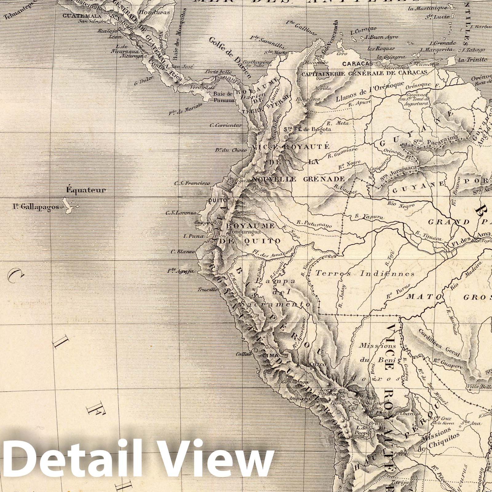 Spanish Empire in the Americas, 1873 - Historical Map Print