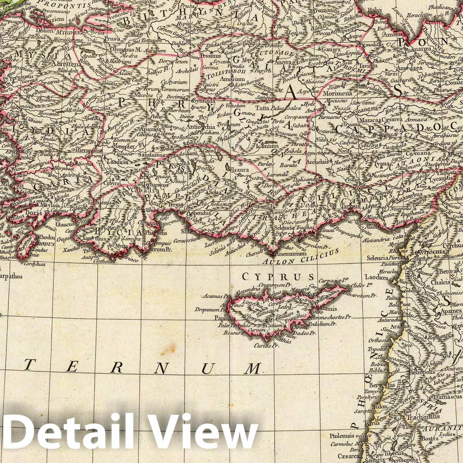 Eastern Roman Empire, 1764 - Historical Map Print