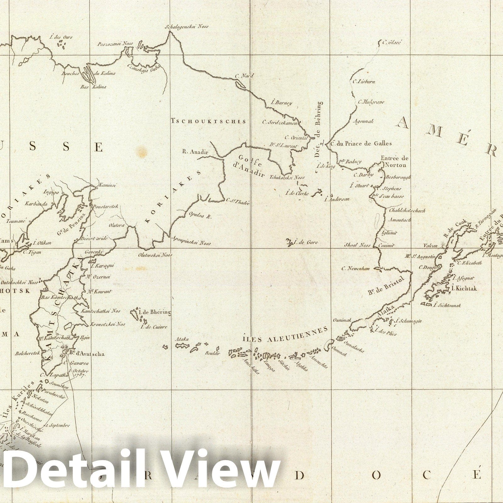 Coasts of America and Asia: California to Macao - Route Map, 1797