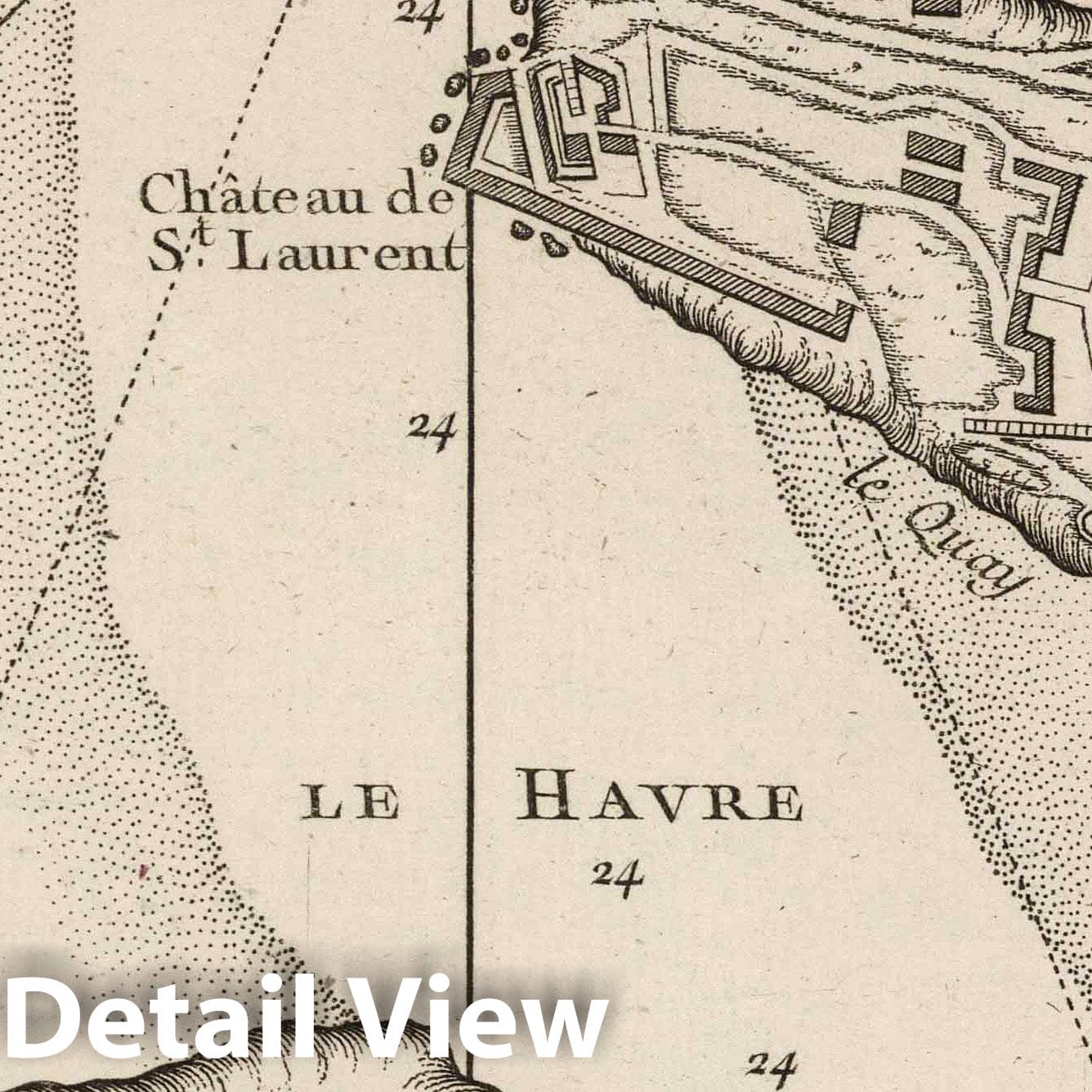Chagre - Nautical Chart, 1764 - Historical Map Print