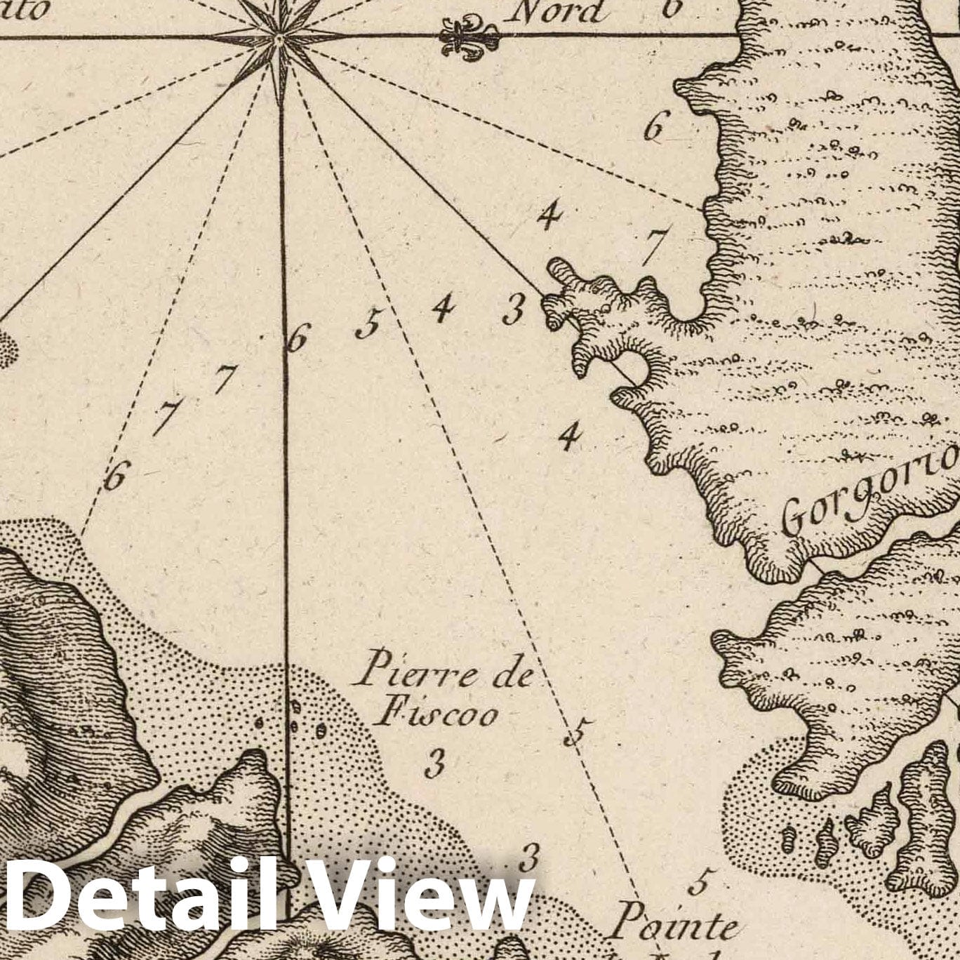 Bay of Zisapata, Tierra Firme - Nautical Chart, 1764 - Bellin