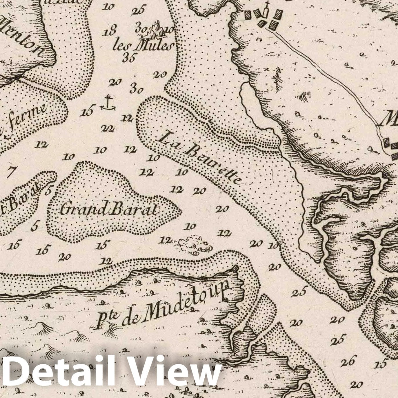 Pertuis de Maumusson and Seudre River, France - Nautical Chart, 1764