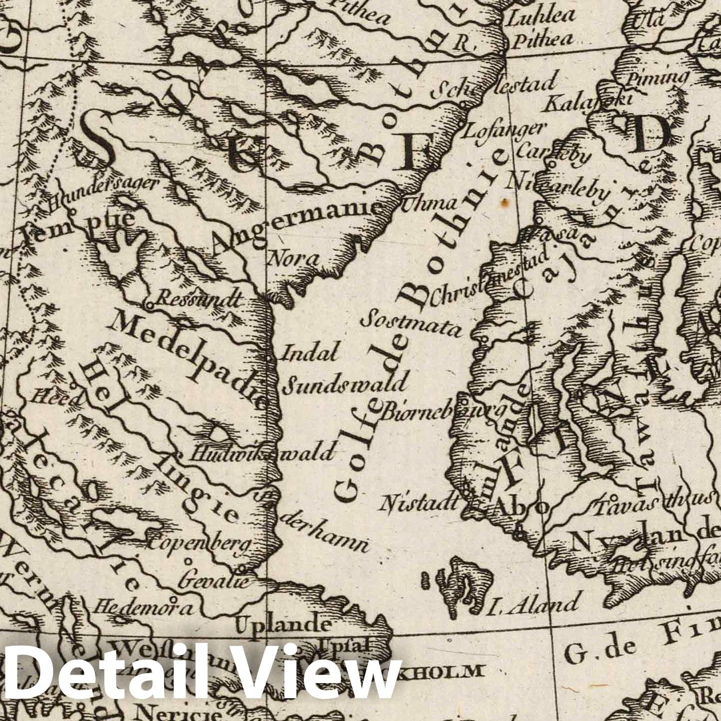 Norway, Sweden, and Lapland - Nautical Chart, 1764 - Bellin