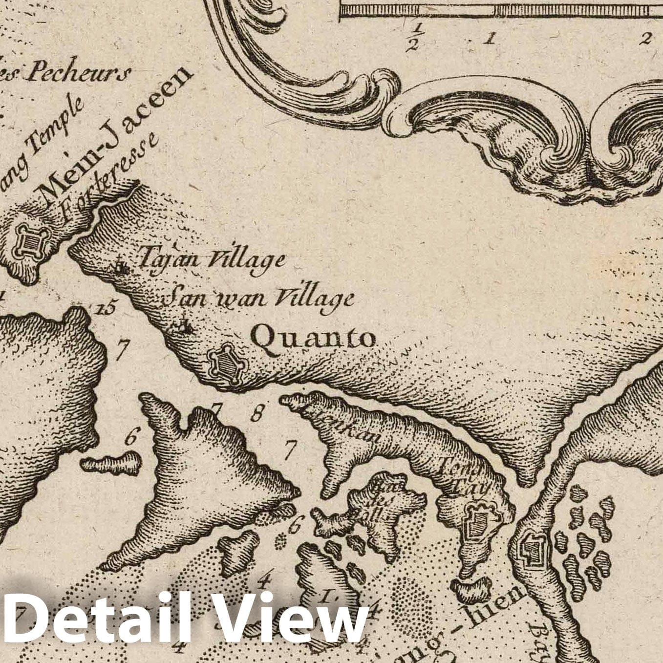 Bay of Hocksieu and Chang River - Nautical Chart, 1764