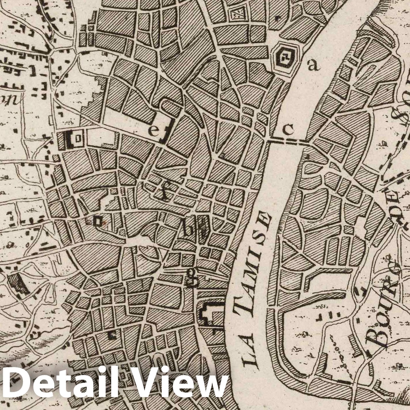 London - Nautical Chart, 1764 - Historical Map Print