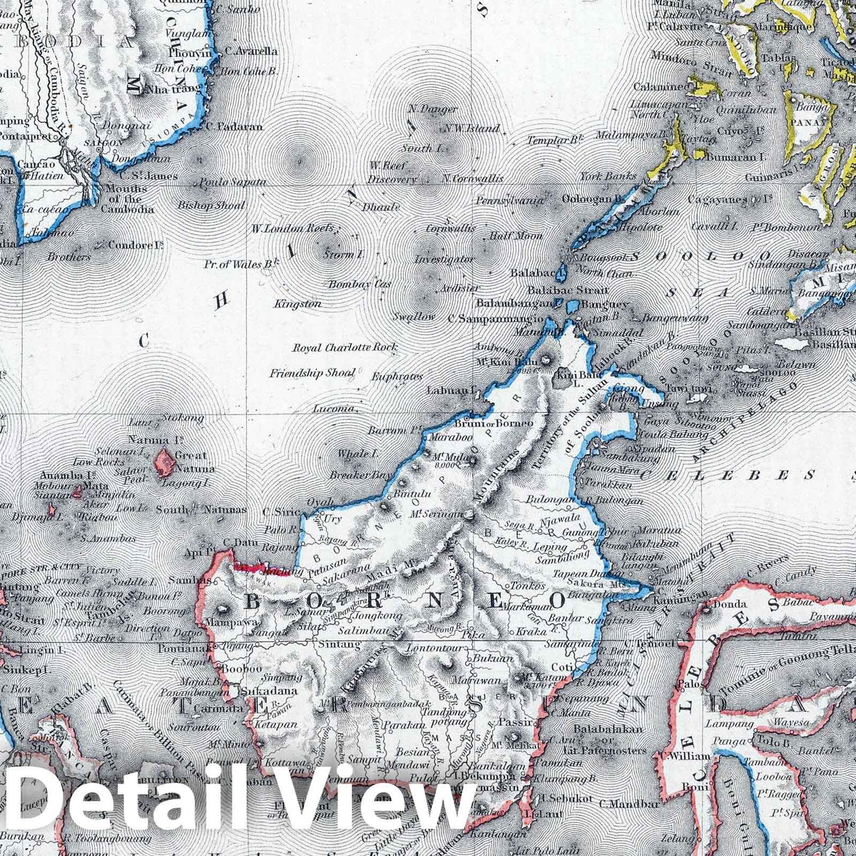 East Indies - Boundary Map, 1865 - Colton's General Atlas