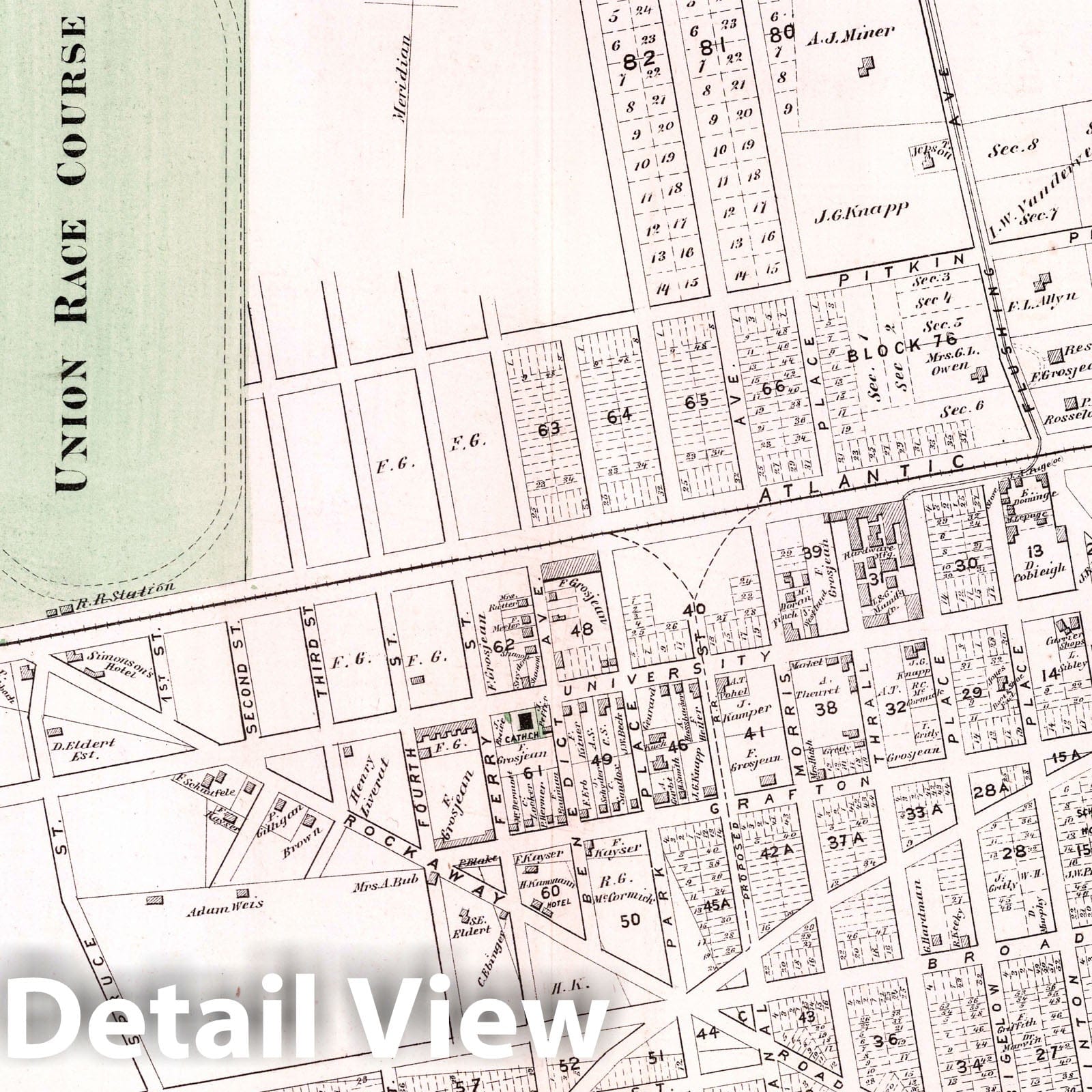 Woodhaven, Jamaica, Queens County, New York - Property Map, 1873
