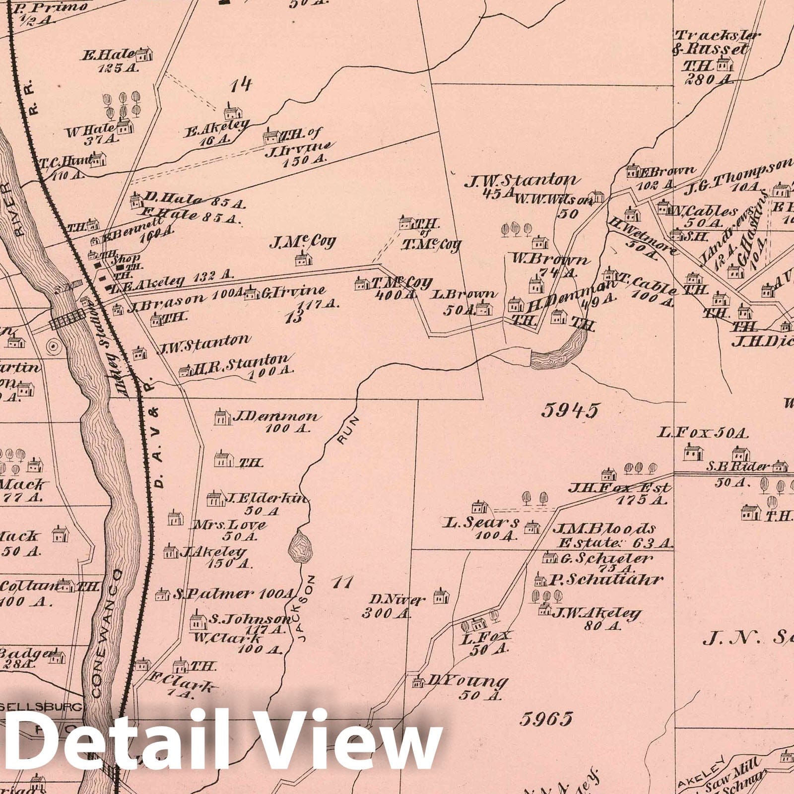 Warren County, Pennsylvania - Property Map, 1878