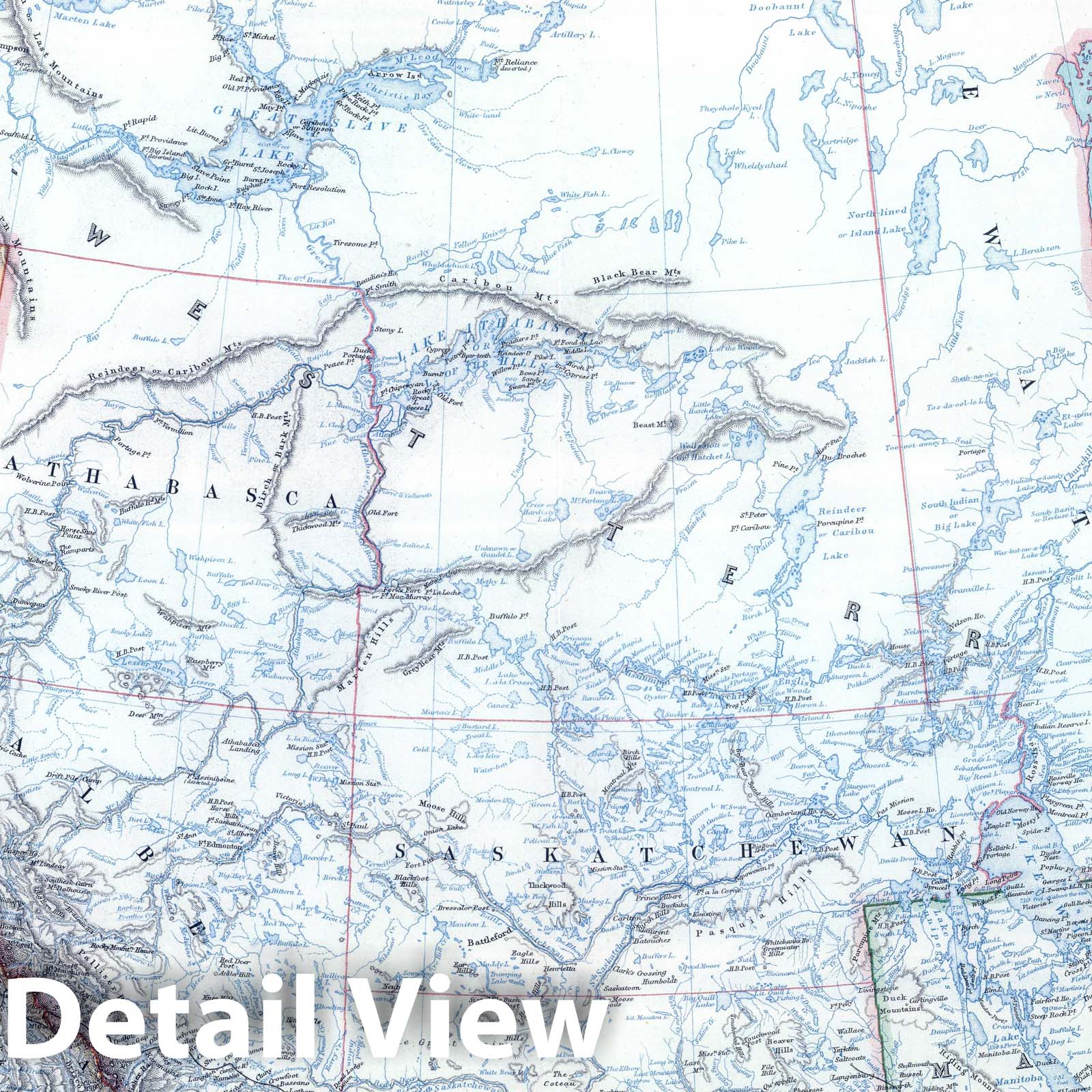 Western Canada: Manitoba, British Columbia, Northwest Territories - 1893 Historical Map Print