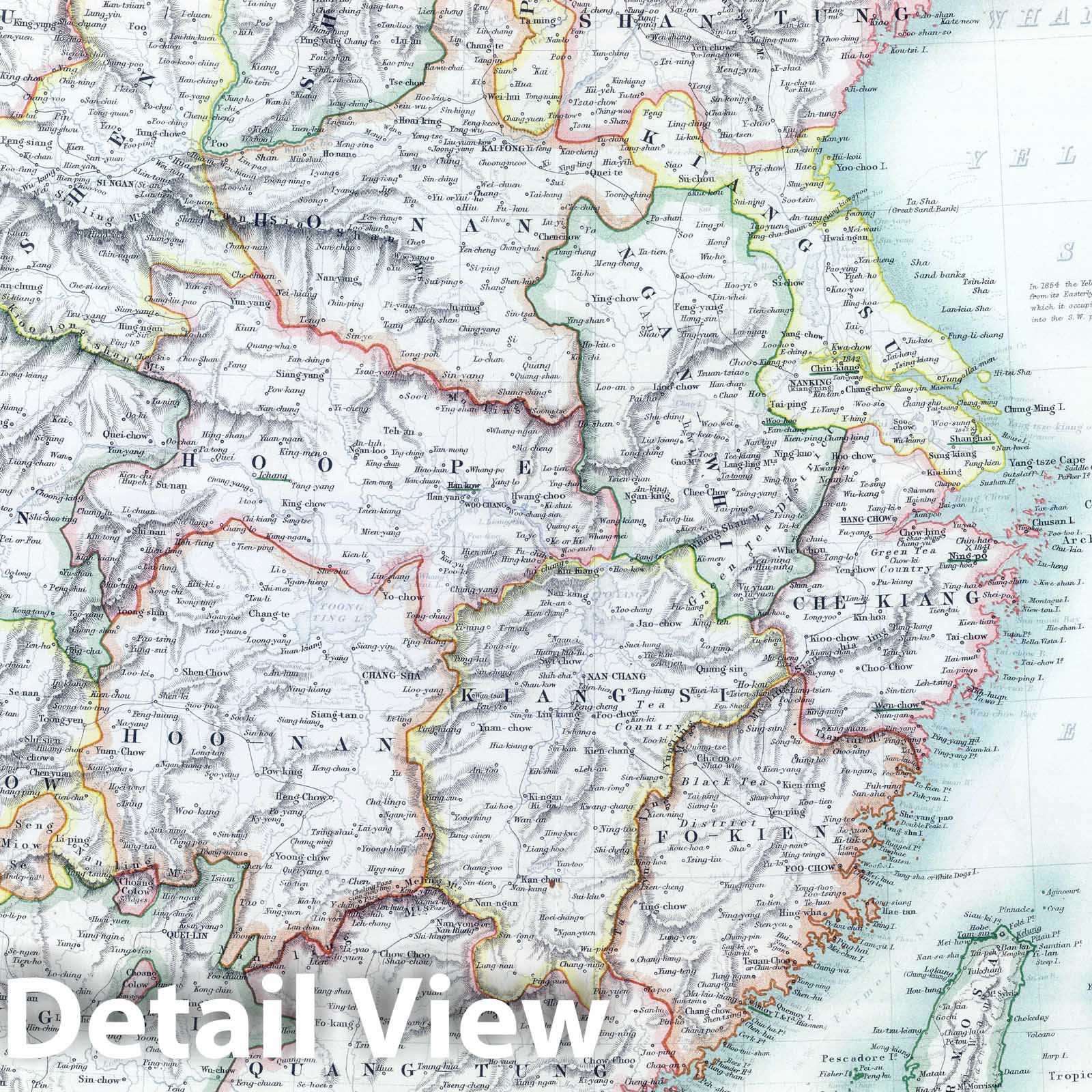 China and Japan - Nautical Chart, 1893 - Historical Map Reproduction