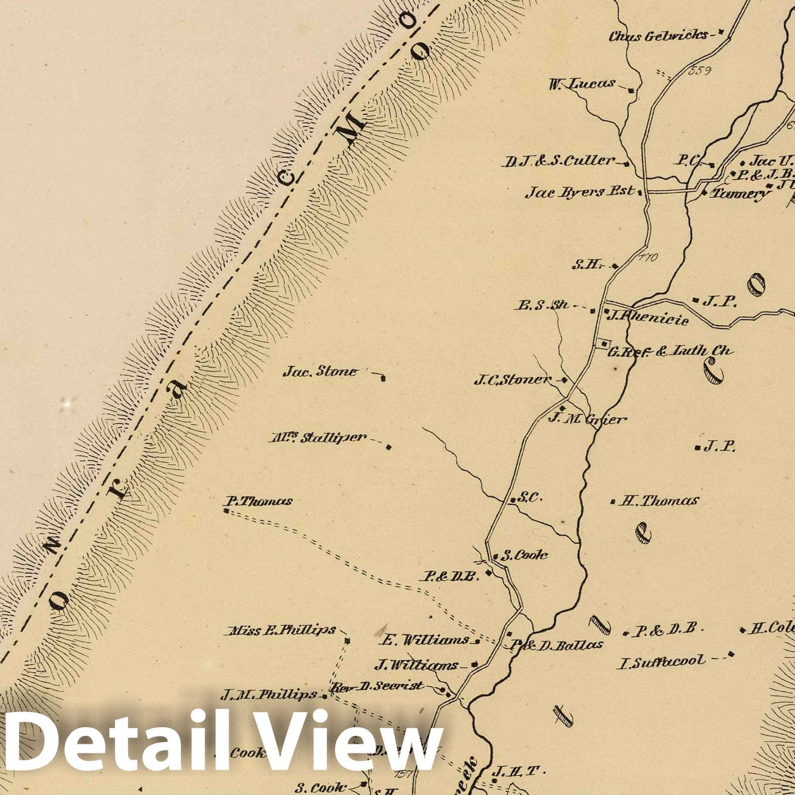 Warren Township - Property Map, Franklin County Pennsylvania 1868