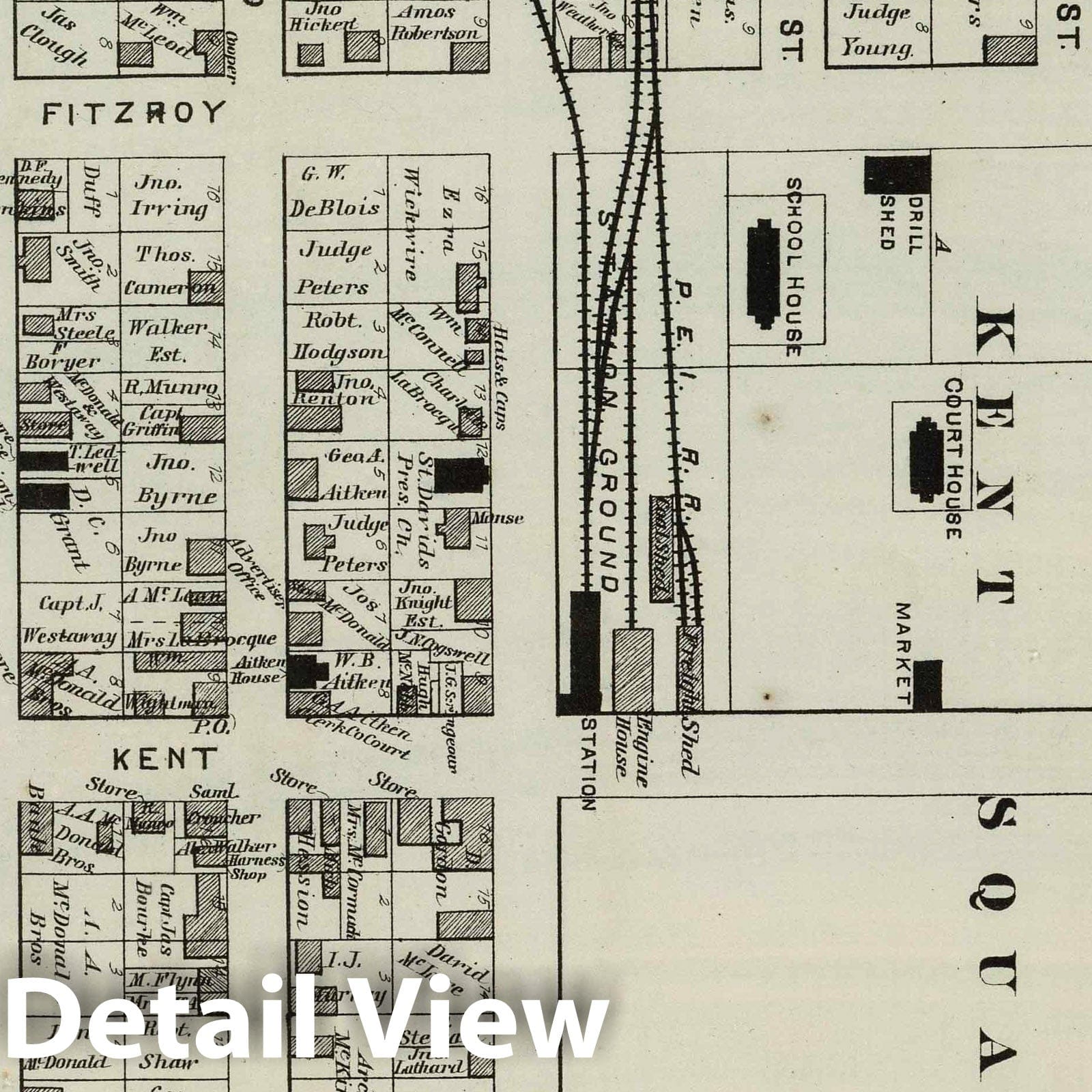 Georgetown, Kings County, Prince Edward Island - Property Map, 1880