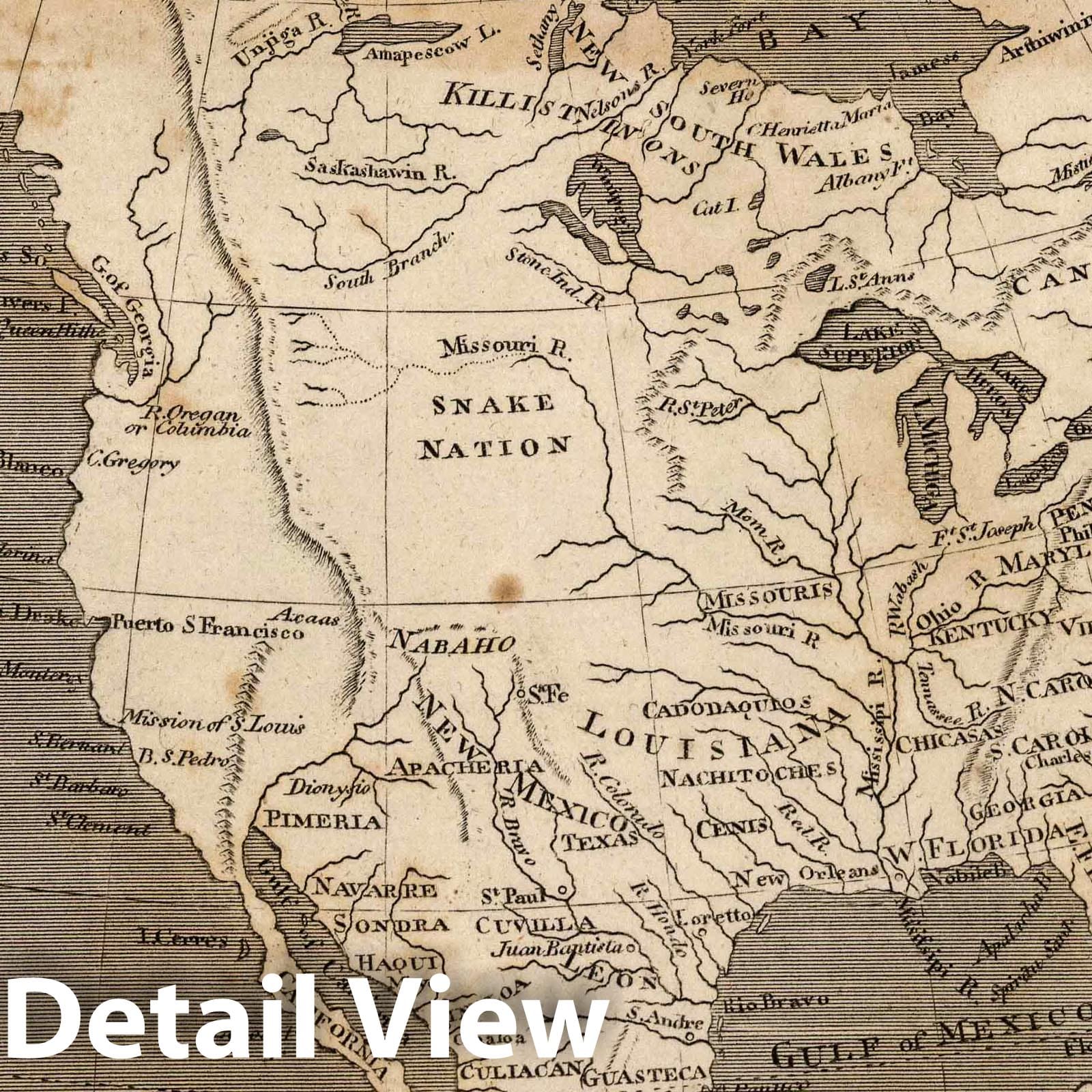 North America, 1816 - Historical Map Print