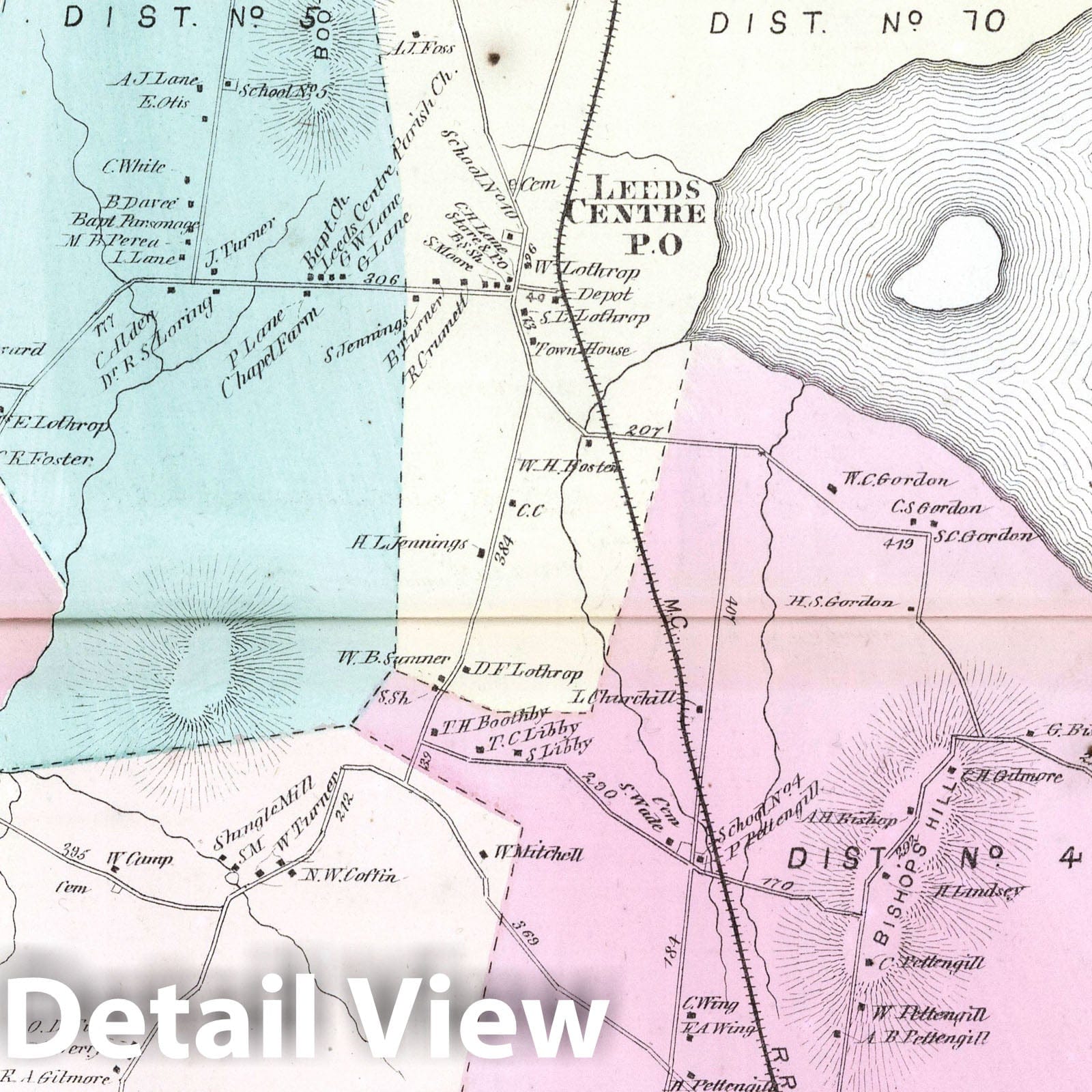 Leeds, Androscoggin County, Maine - Property Map, 1873