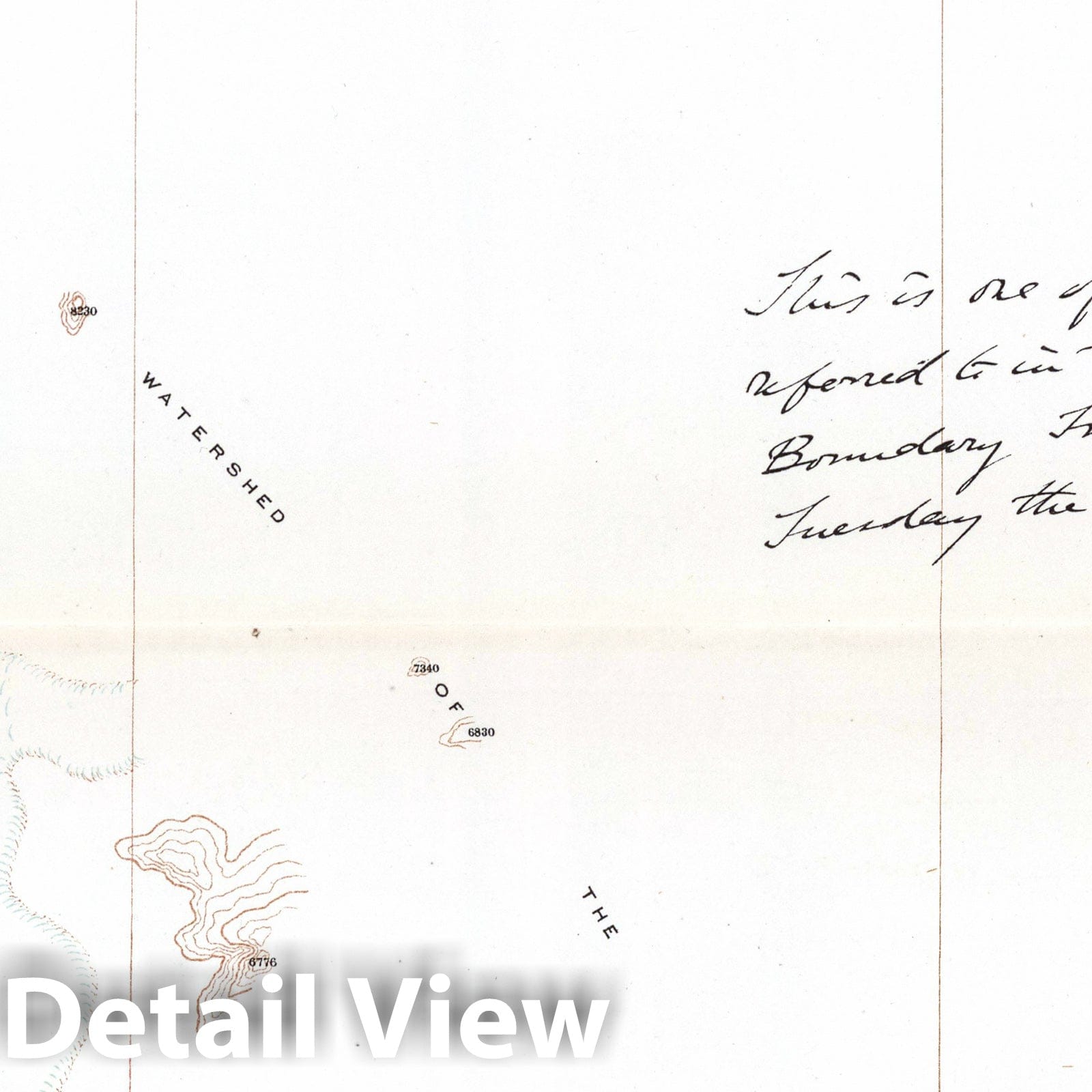 Thomas Bay and Baird Glacier, Alaska - Boundary Map, 1904