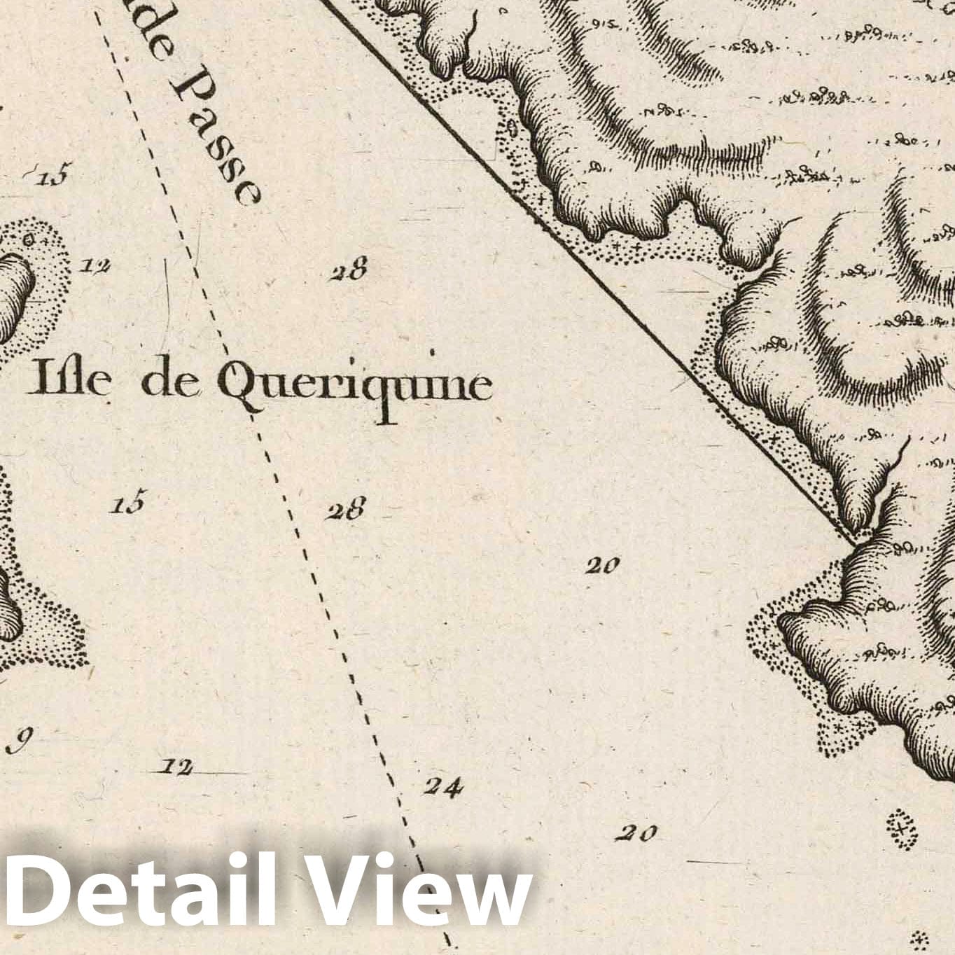 Concepcion, Chile - Nautical Chart, 1764 - Historical Map Print