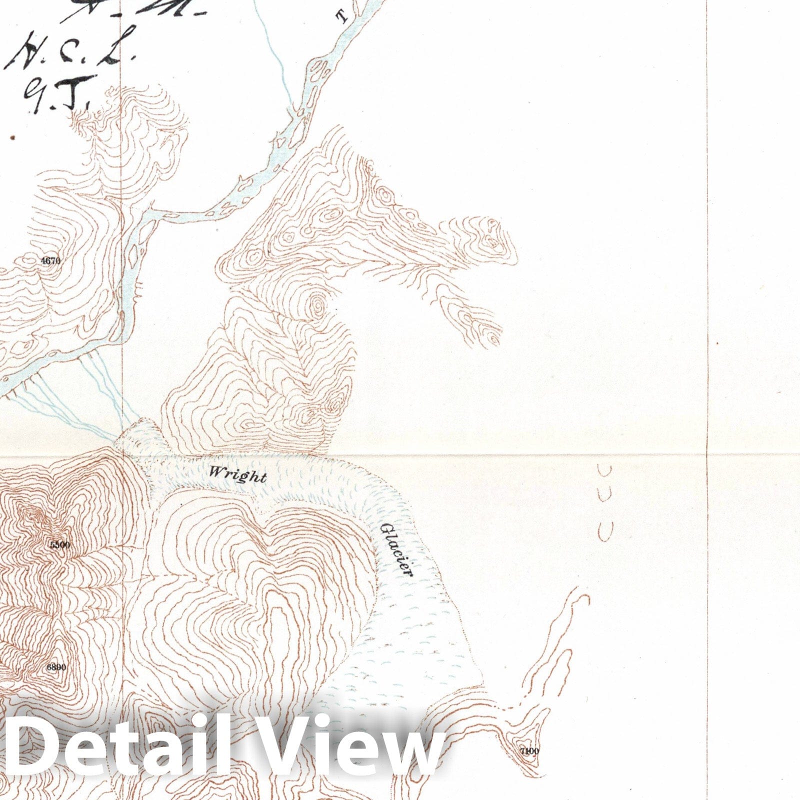 Alaska Boundary: Taku River, Whiting River, Turner Lake - 1904 Atlas Plate No. 12