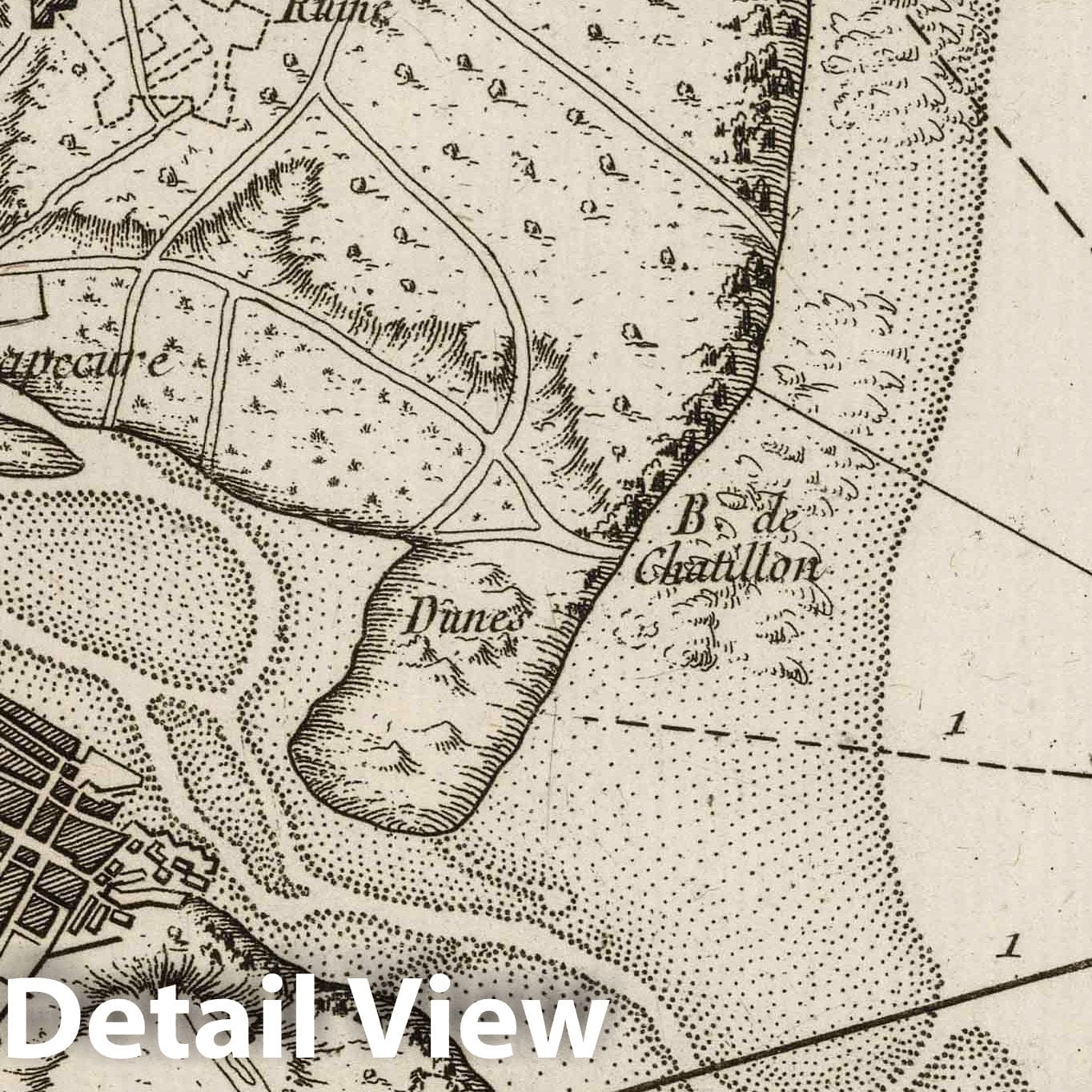 Boulogne - Nautical Chart, 1764 - Historical Map Print