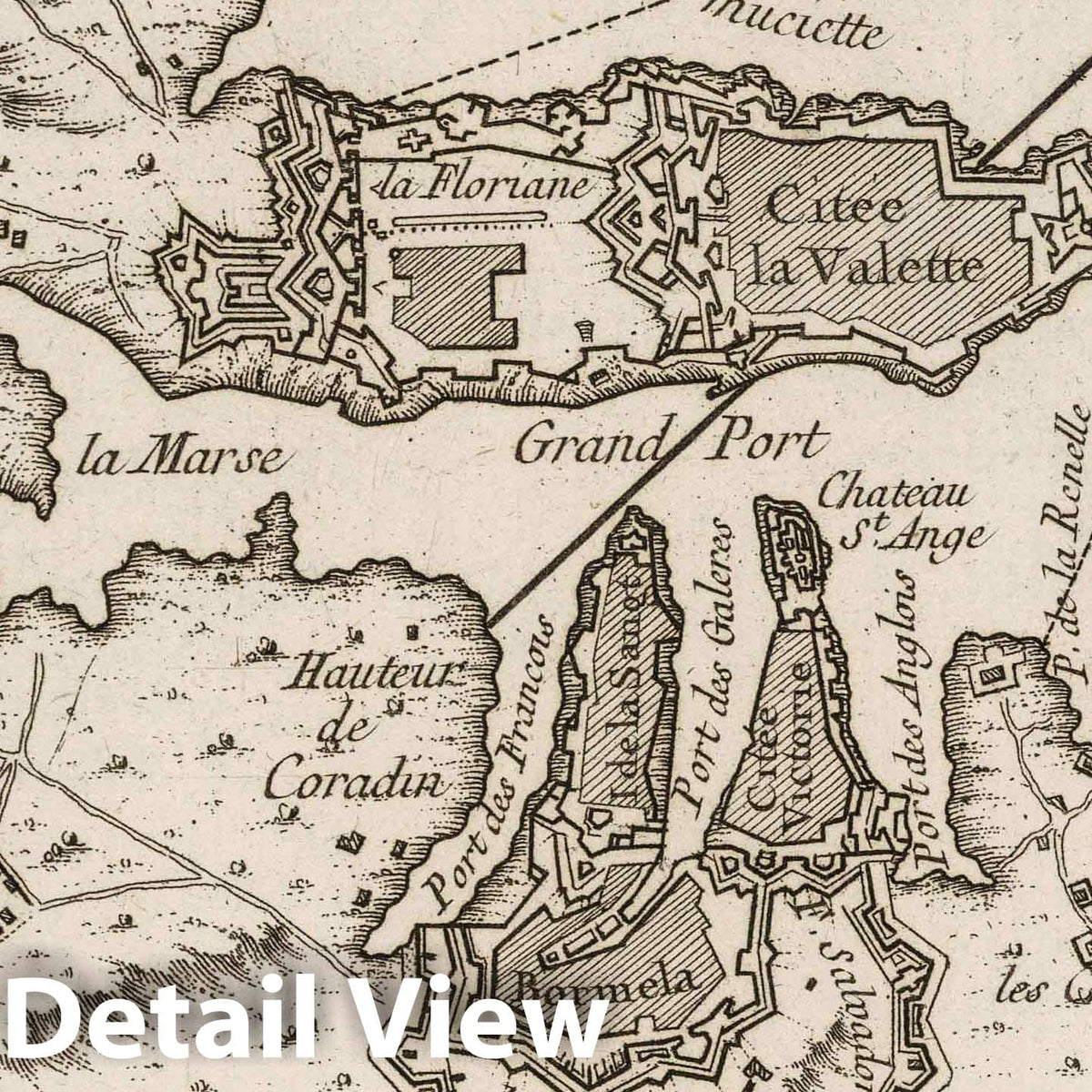 Malta - Nautical Chart, 1764 - Historical Map Print