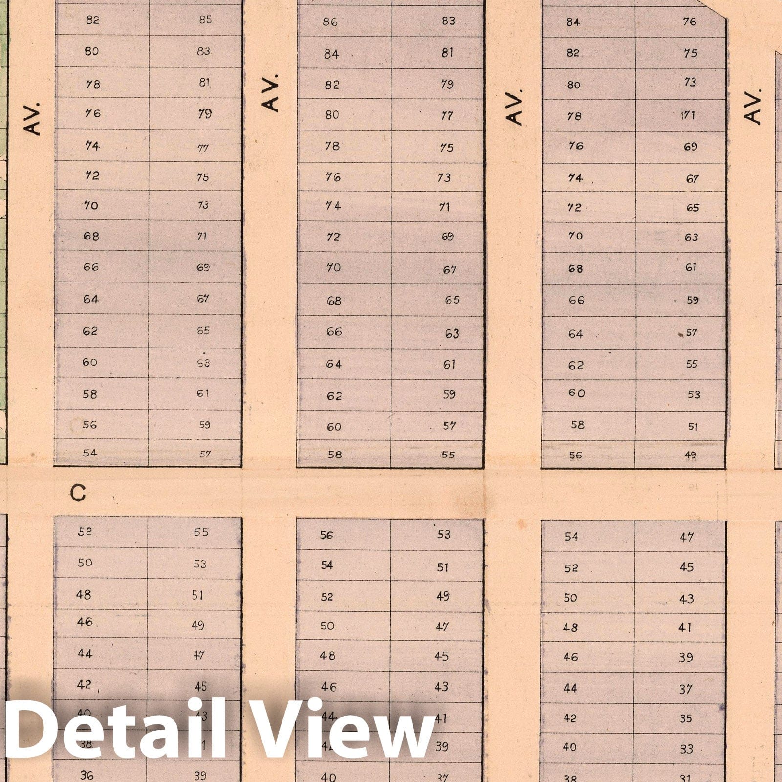 Michigan City, LaPorte County, Indiana - Property Map, 1874