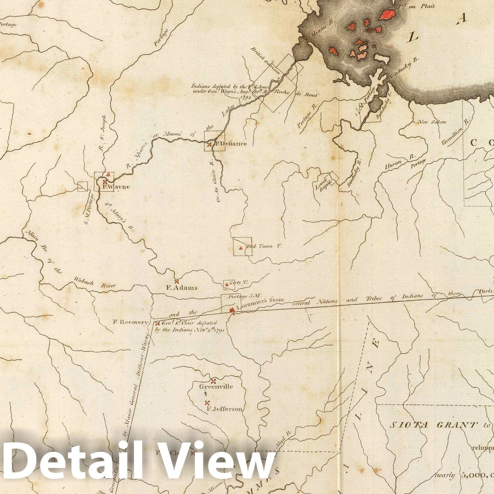 Historic Map : 1811 Map of Part of The N: W: Territory of The United States. - Vintage Wall Art