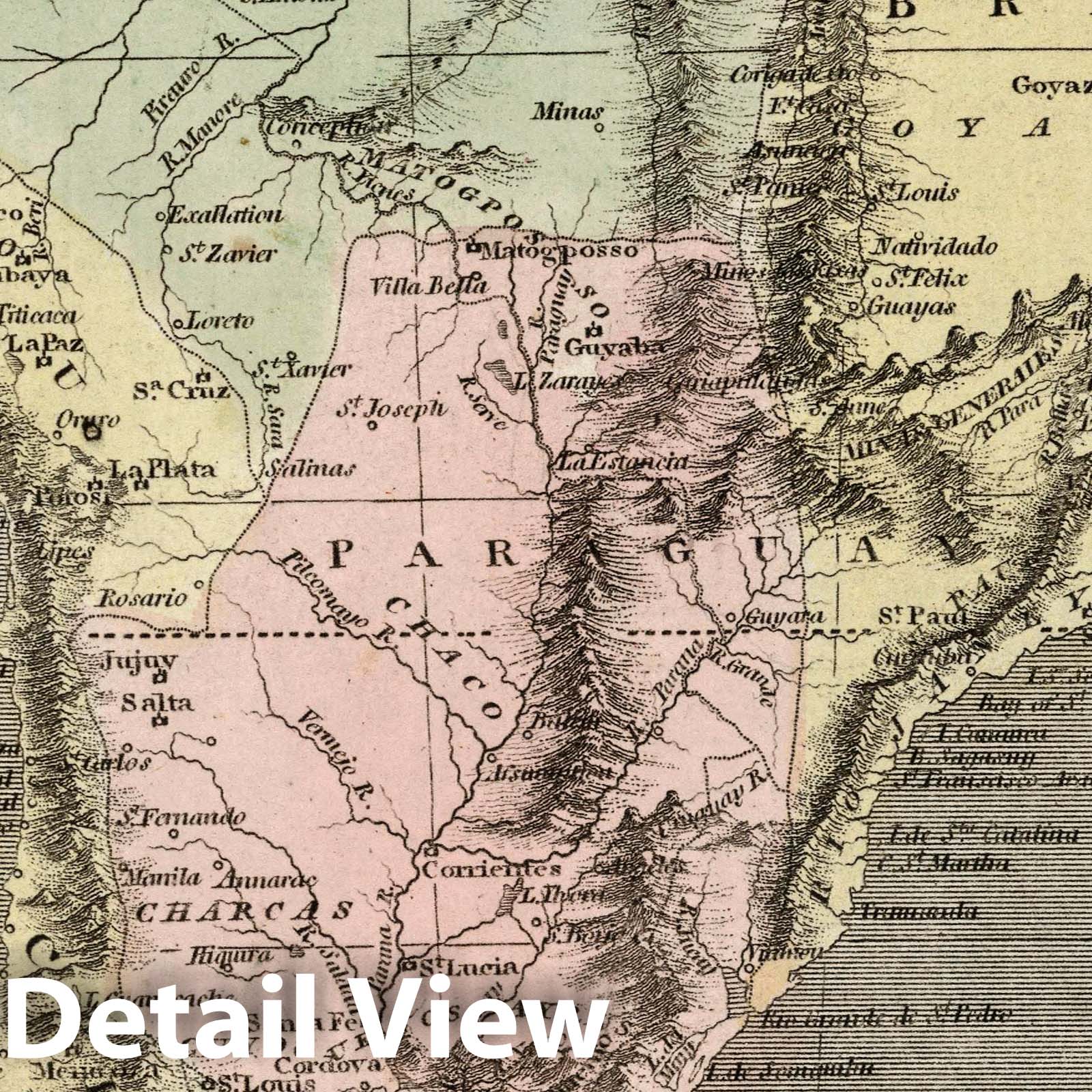 South America, 1811 - Historical Map Print