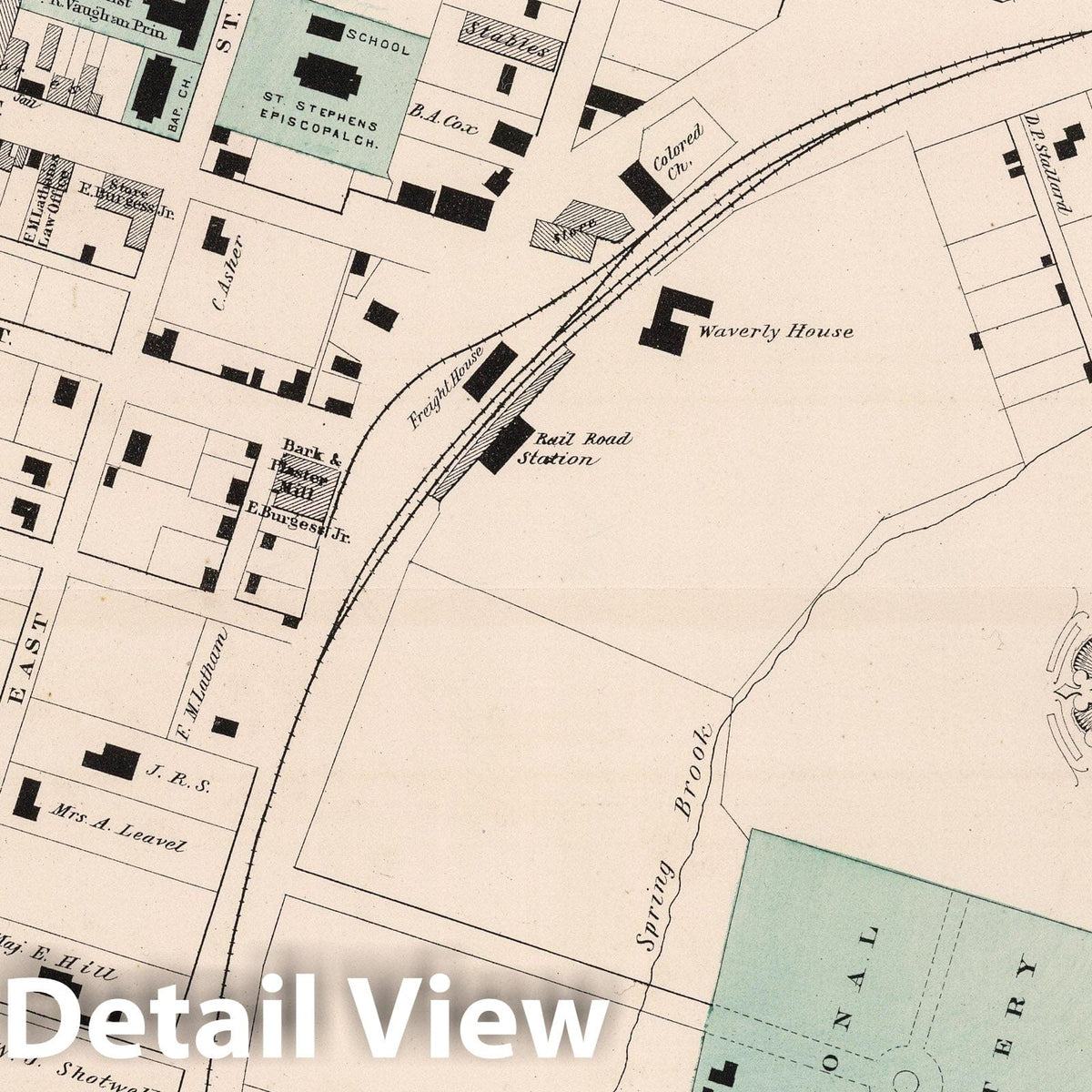 Culpepper, Culpepper County, Virginia - Property Map, 1878